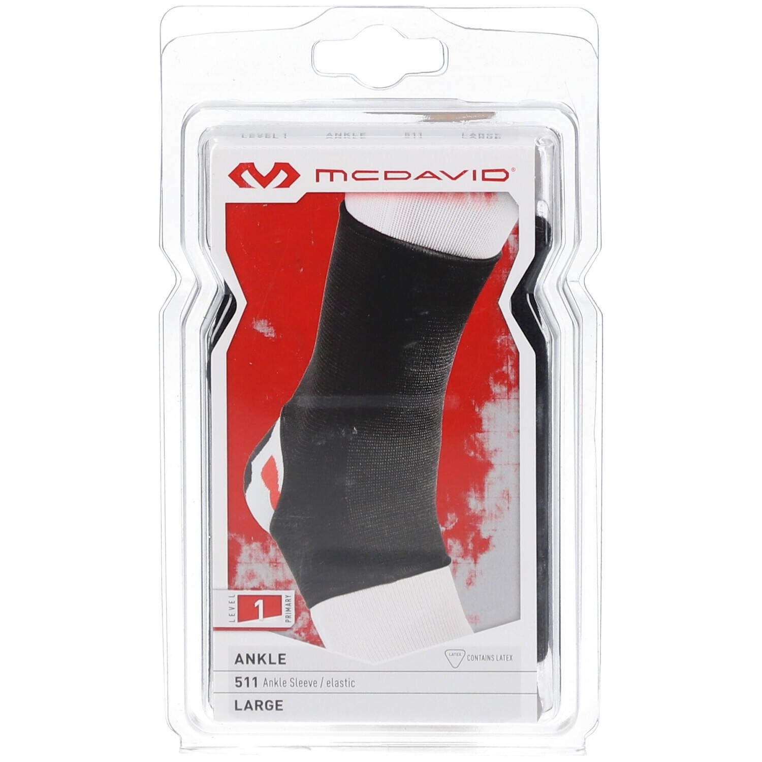 McDavid® Chevillière élastique Noir Taille L