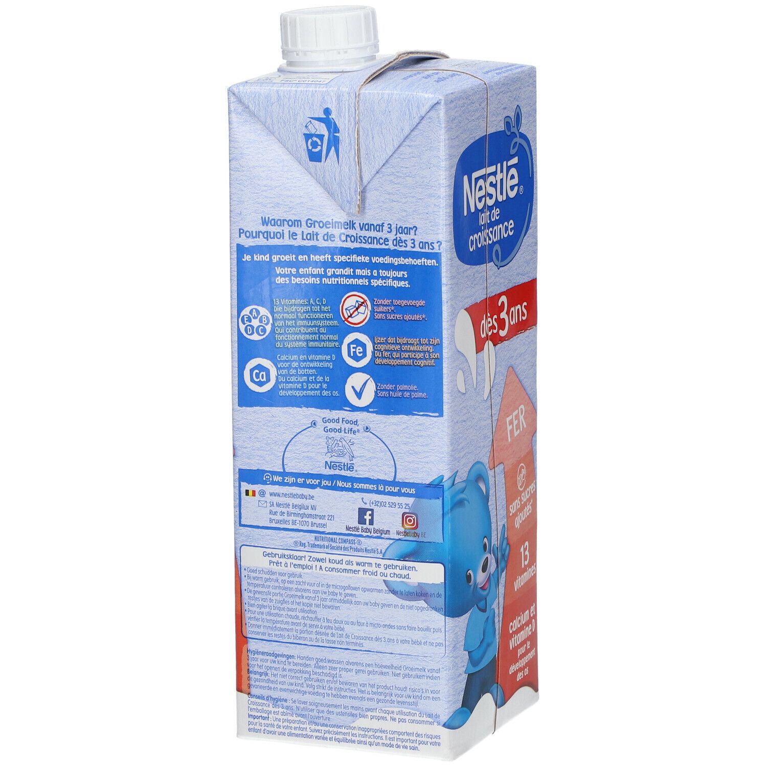 Nestlé® Lait De Croissance Liquide 3+