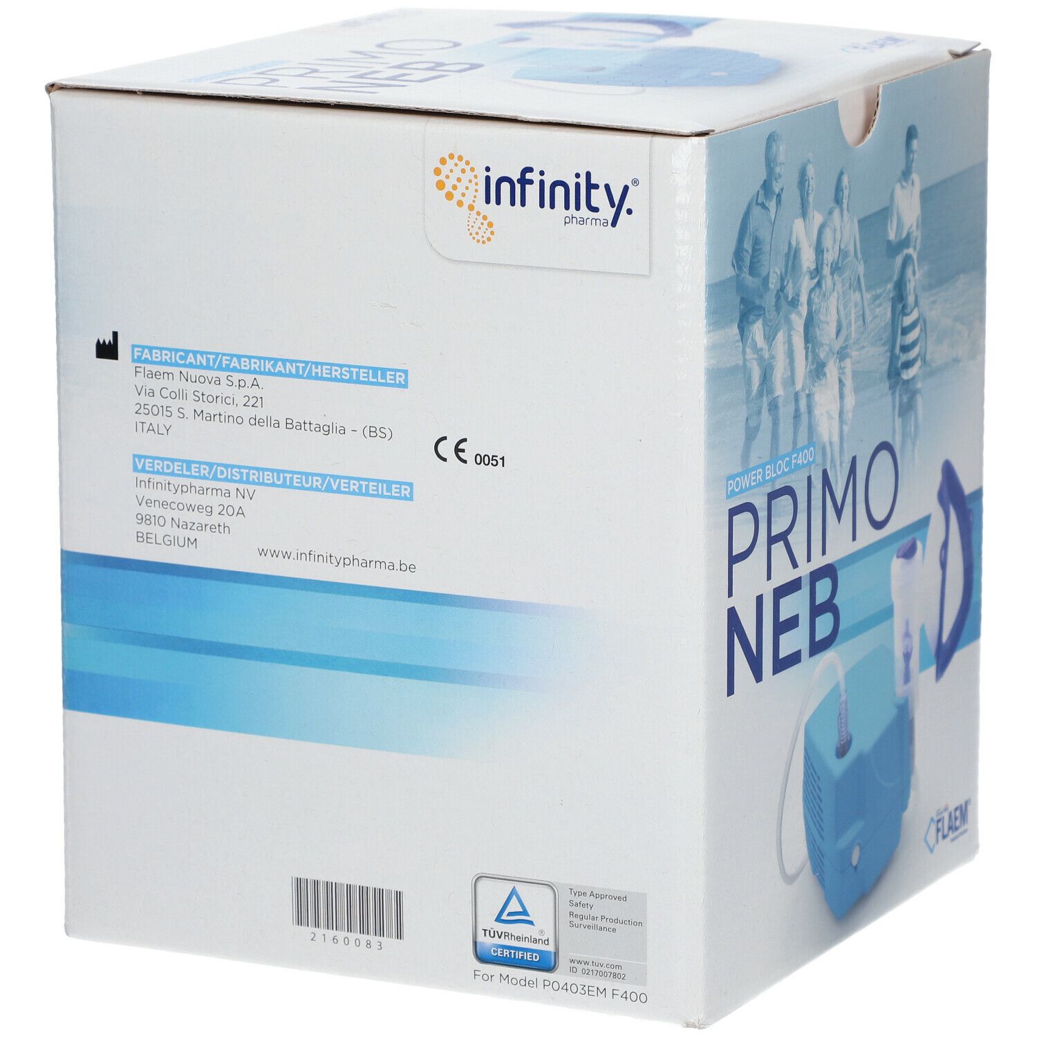 Primo-Neb Aérosol Flaem Avec Pompe Aspirante