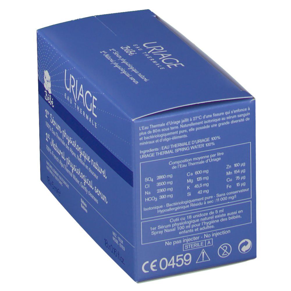 Uriage Isophy Physiologique Sérum Naturel