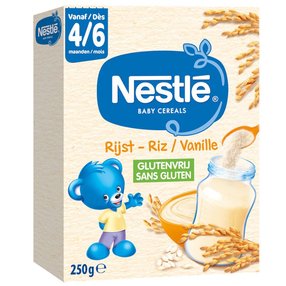 Nestlé Baby Cereals Céréales bébé Riz-Vanille dès 4 mois 250g