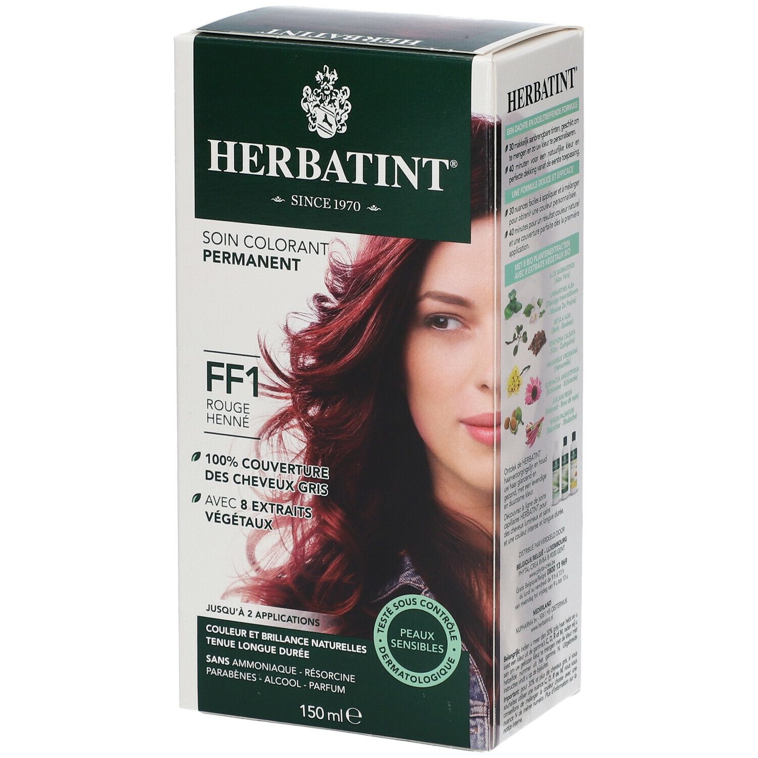 HERBATINT® Gel Colorant Permanent FF1 Rouge Henné