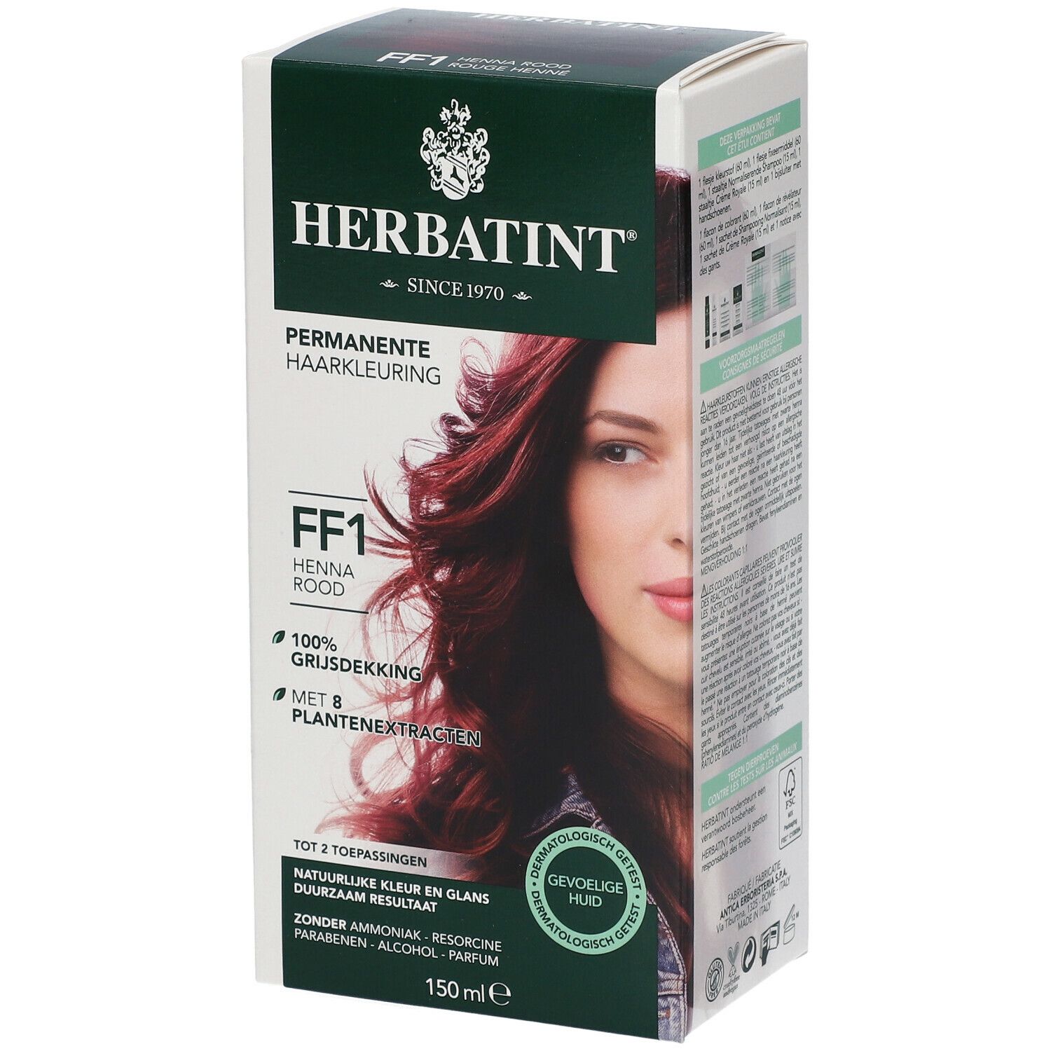HERBATINT® Gel Colorant Permanent FF1 Rouge Henné
