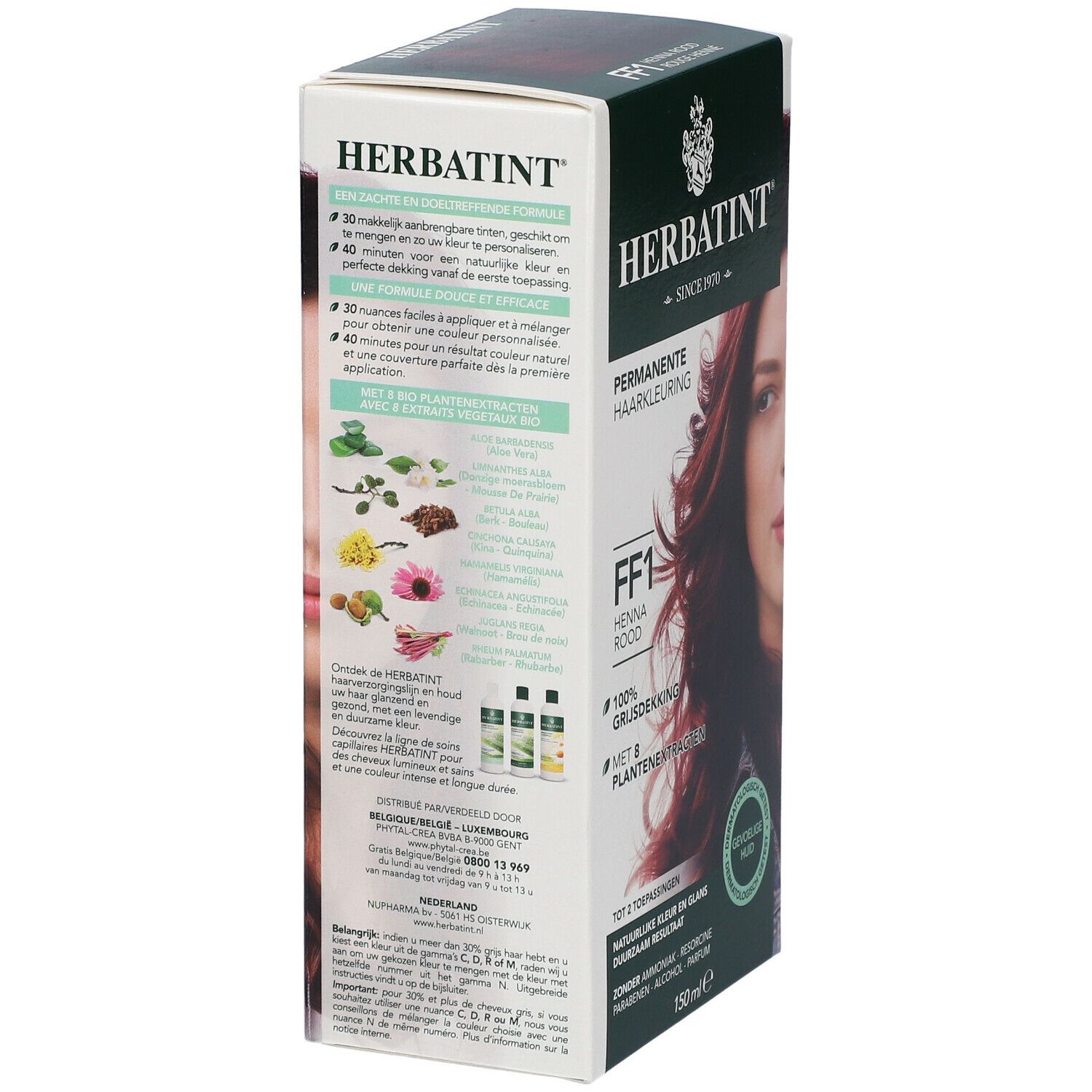 HERBATINT® Gel Colorant Permanent FF1 Rouge Henné