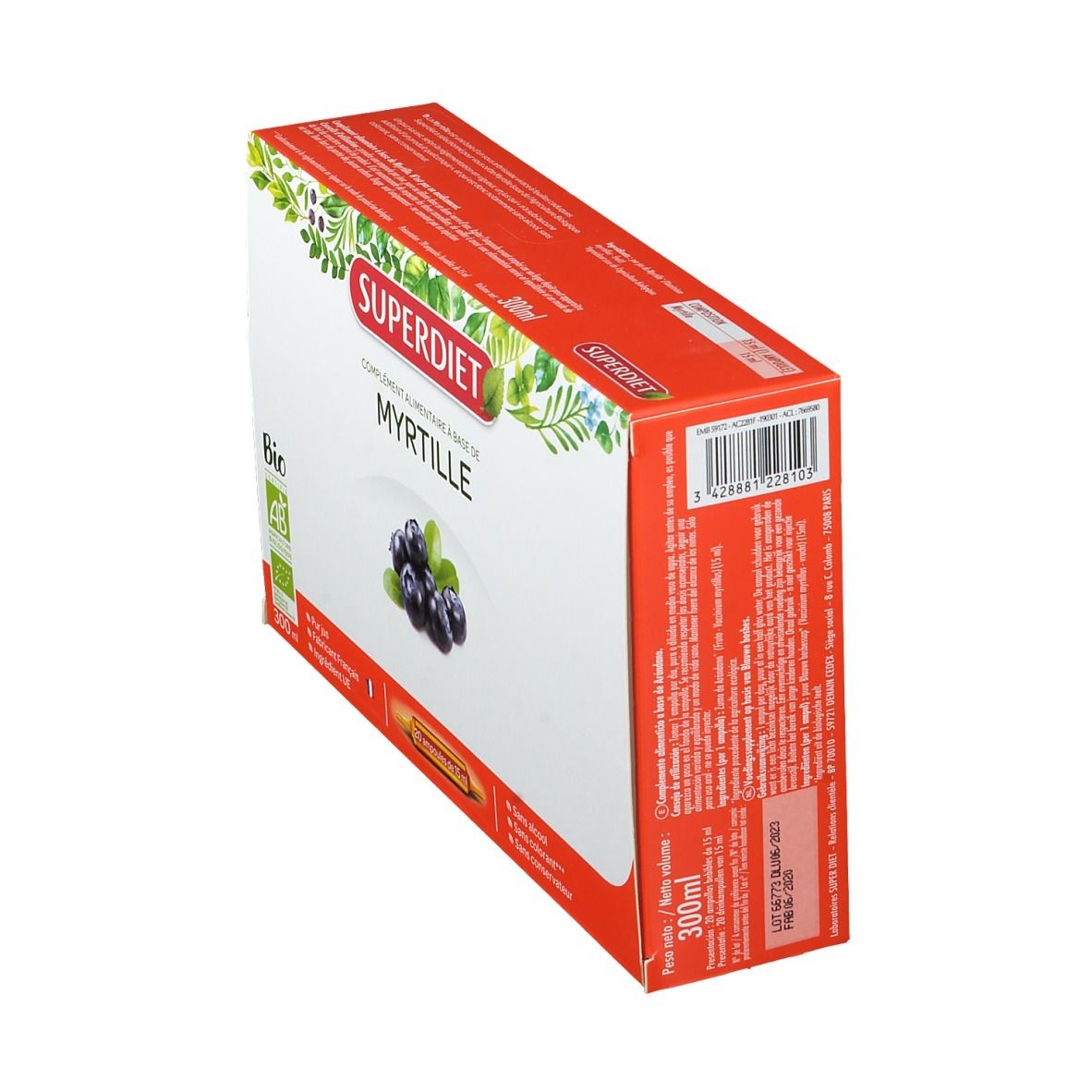 Super Diet Myrtille Bio