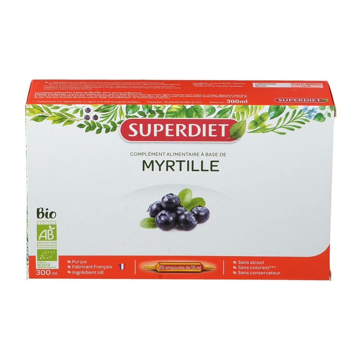 Super Diet Myrtille Bio