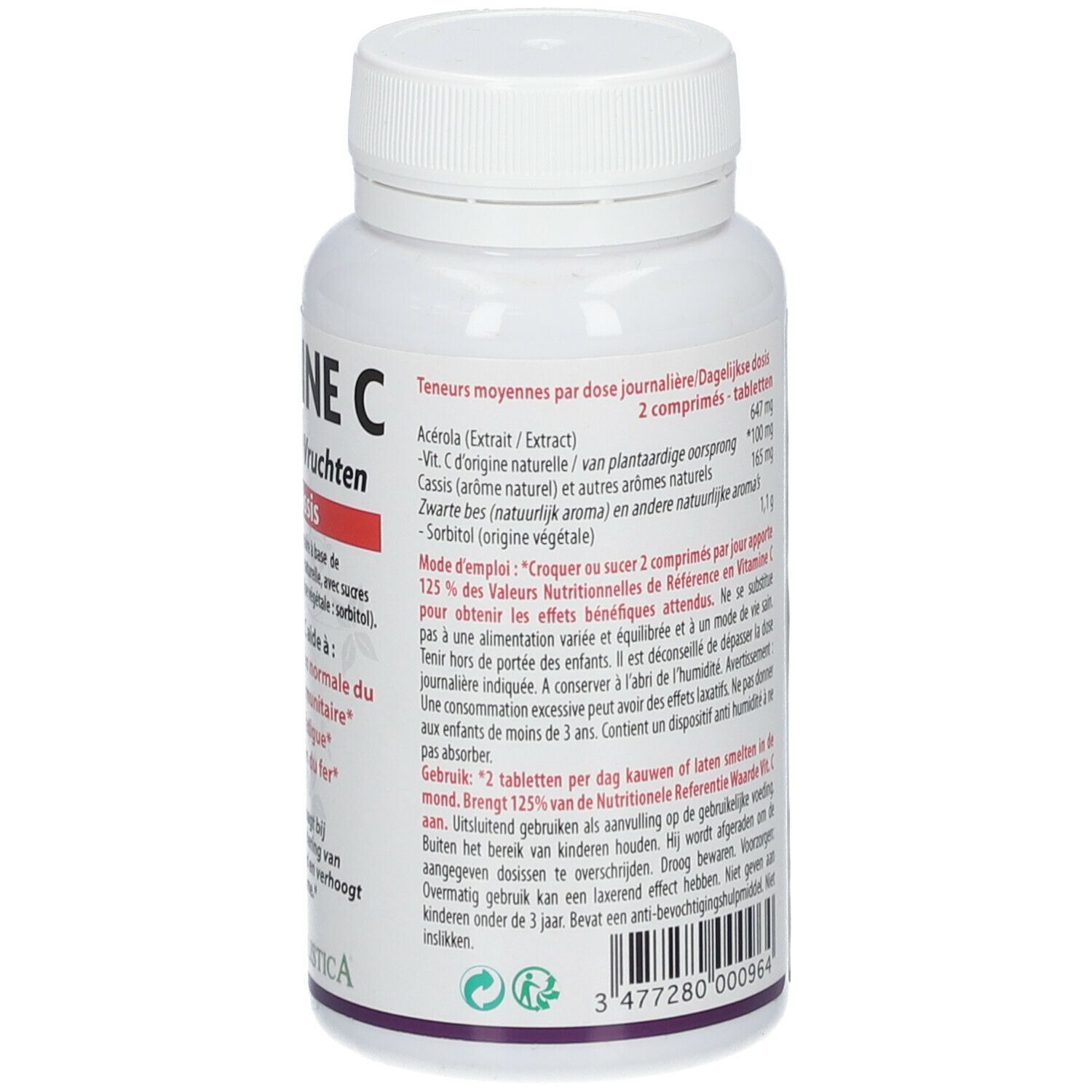 HOLISTICA® VITAMINE C de fruits