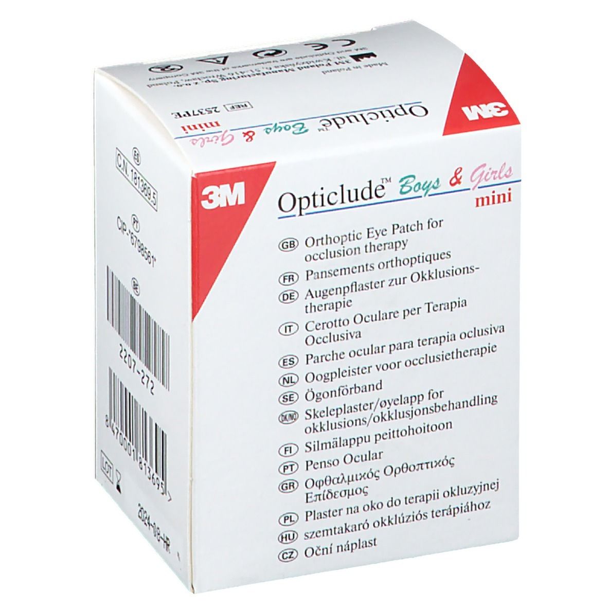 3M™ Opticlude™ Pansement Orthoptique Boys & Girls Mini