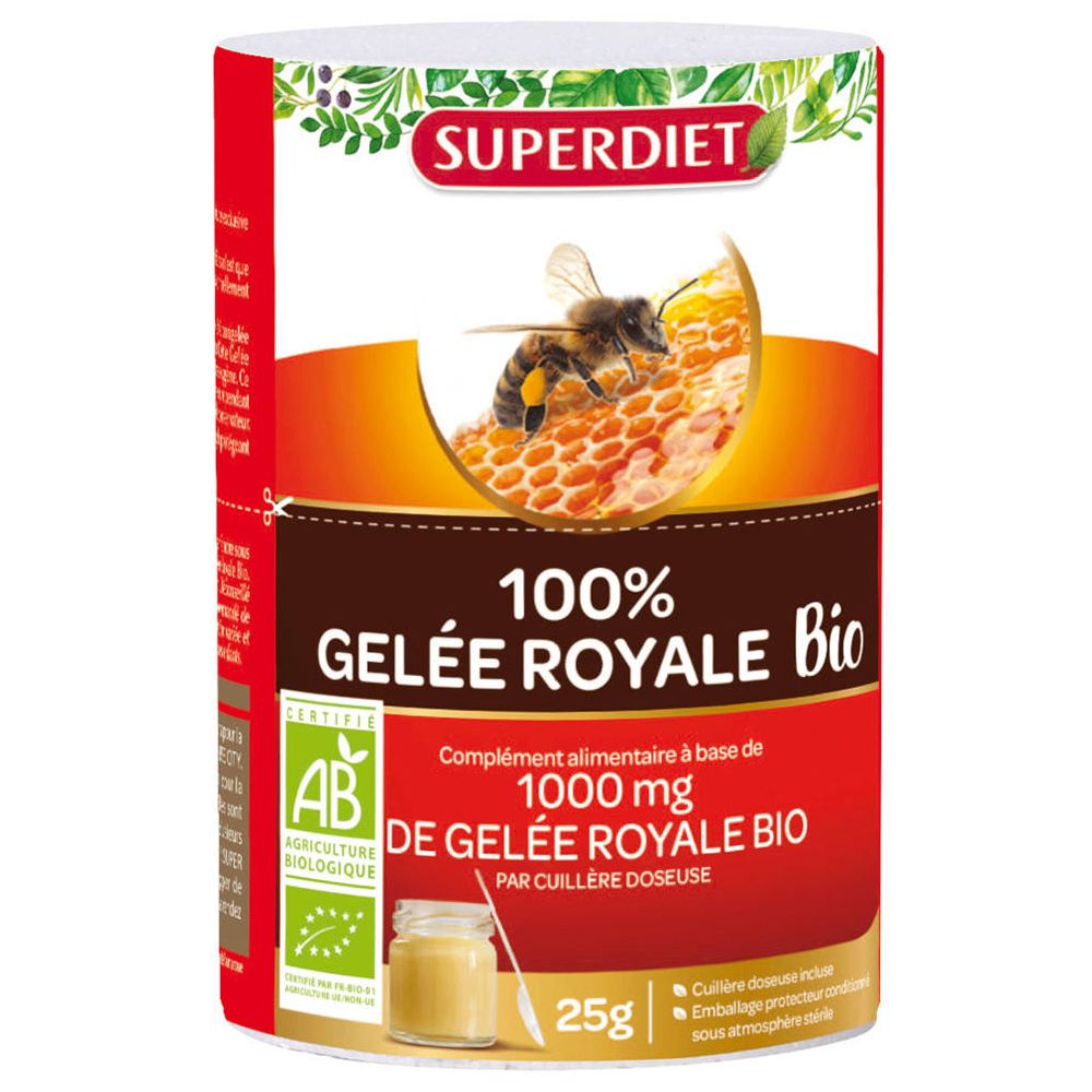 GELÉE ROYALE BIO - Pot de 25g