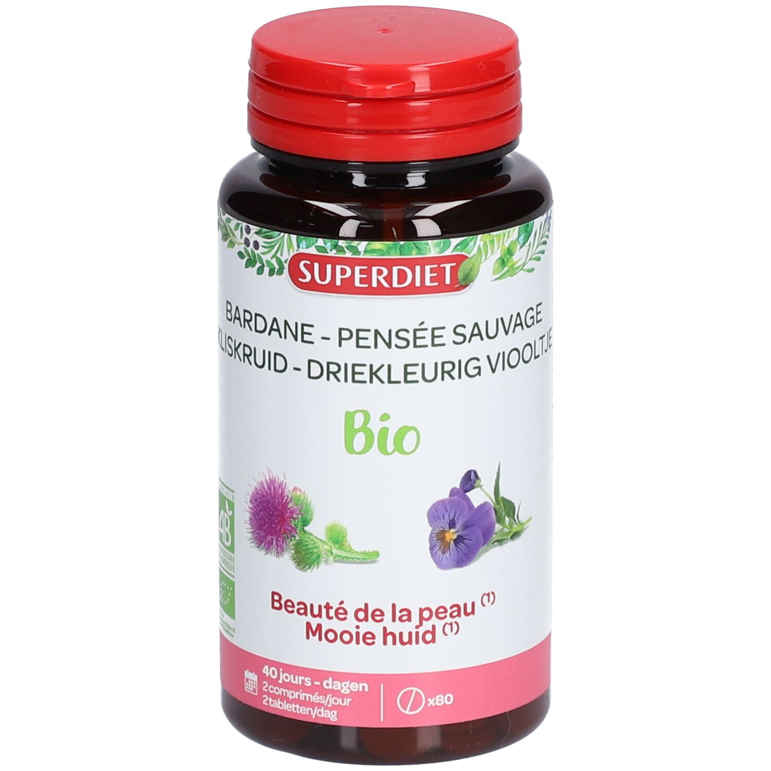 SUPER DIET Bardane Pensée Sauvage Bio