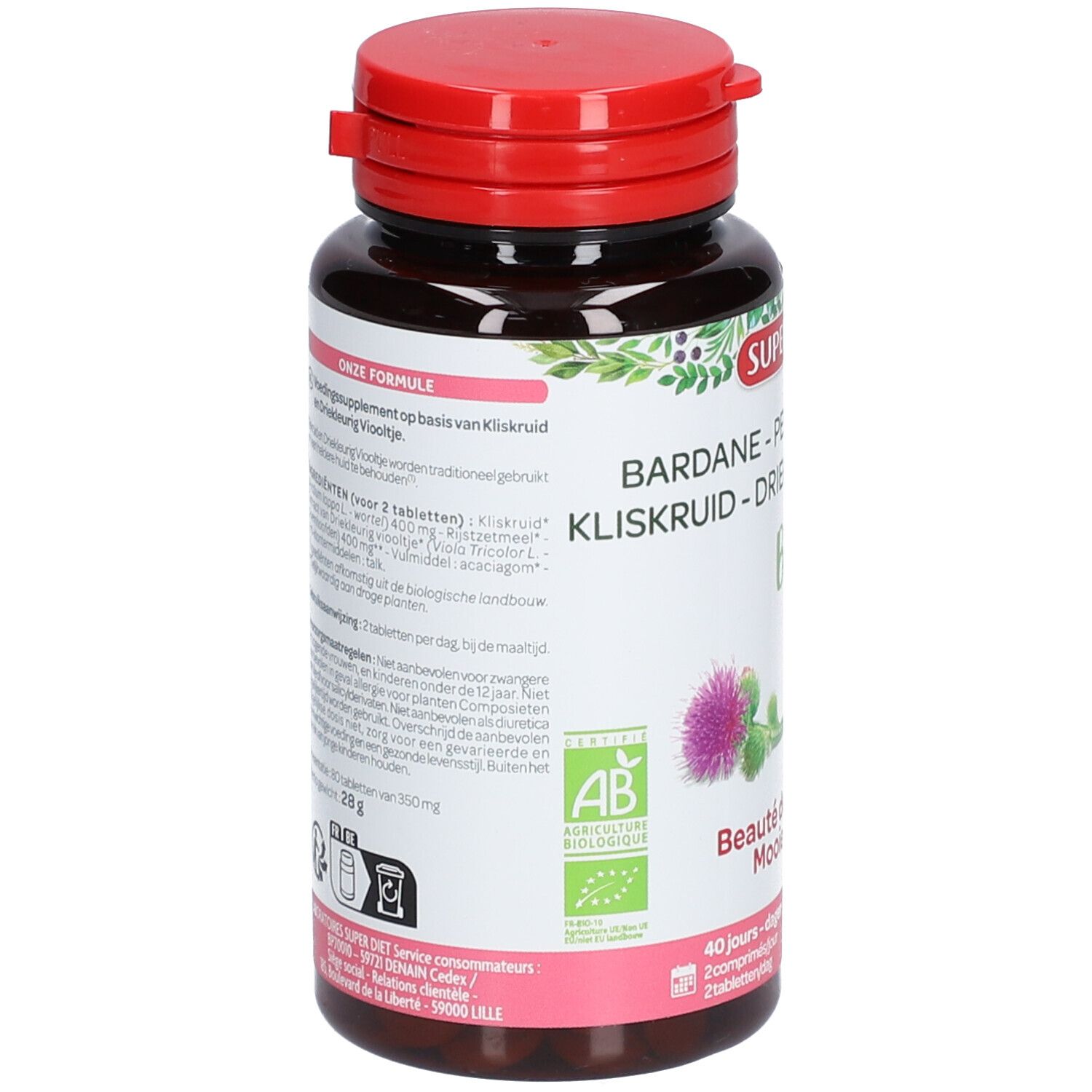 SUPER DIET Bardane Pensée Sauvage Bio
