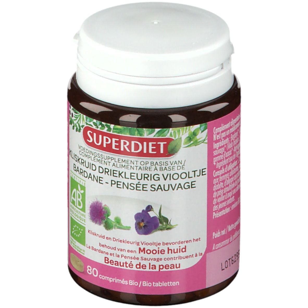 SUPER DIET Bardane Pensée Sauvage Bio