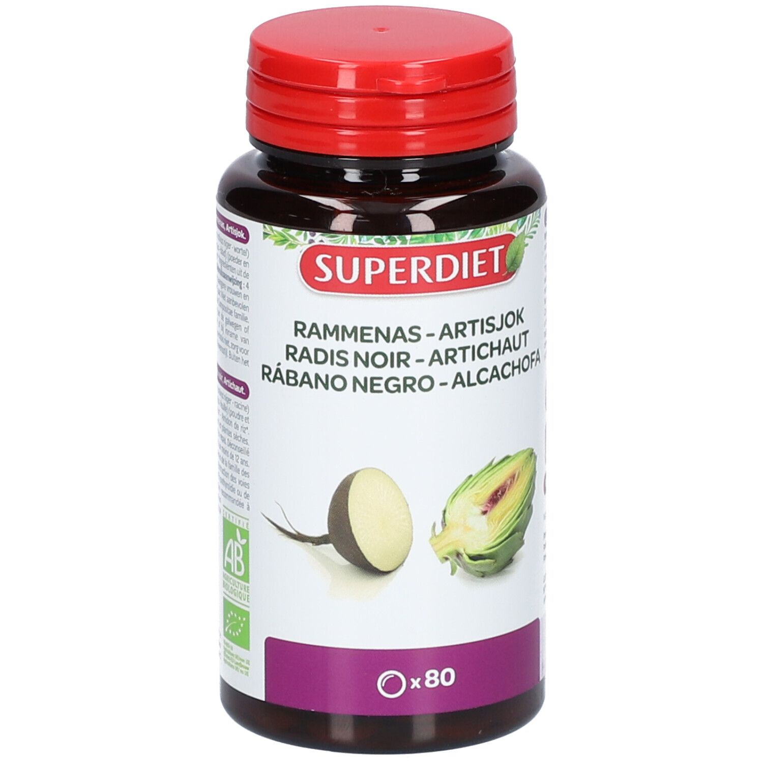 SUPER DIET Radis noir - Artichaut Bio