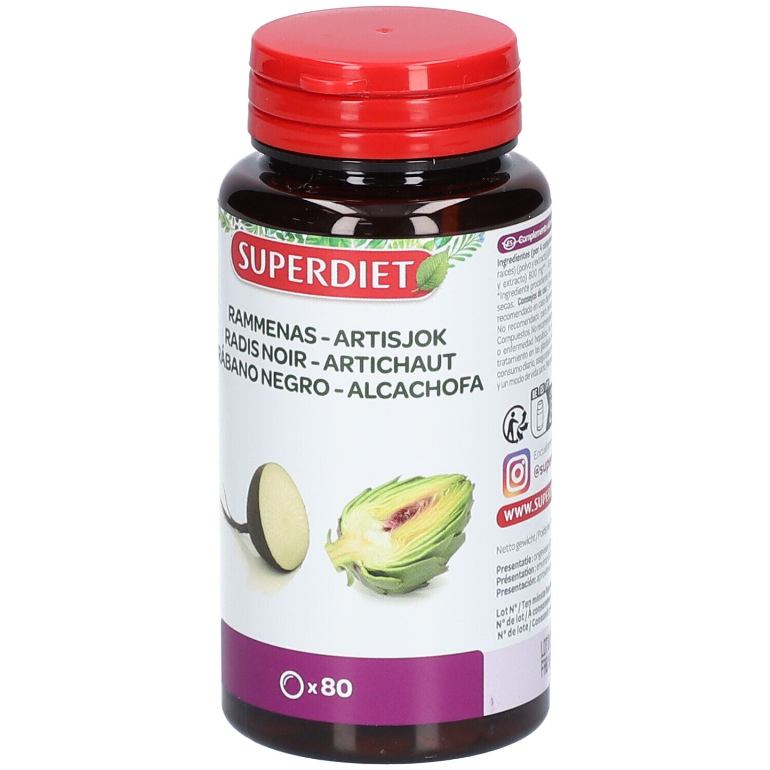 SUPER DIET Radis noir - Artichaut Bio