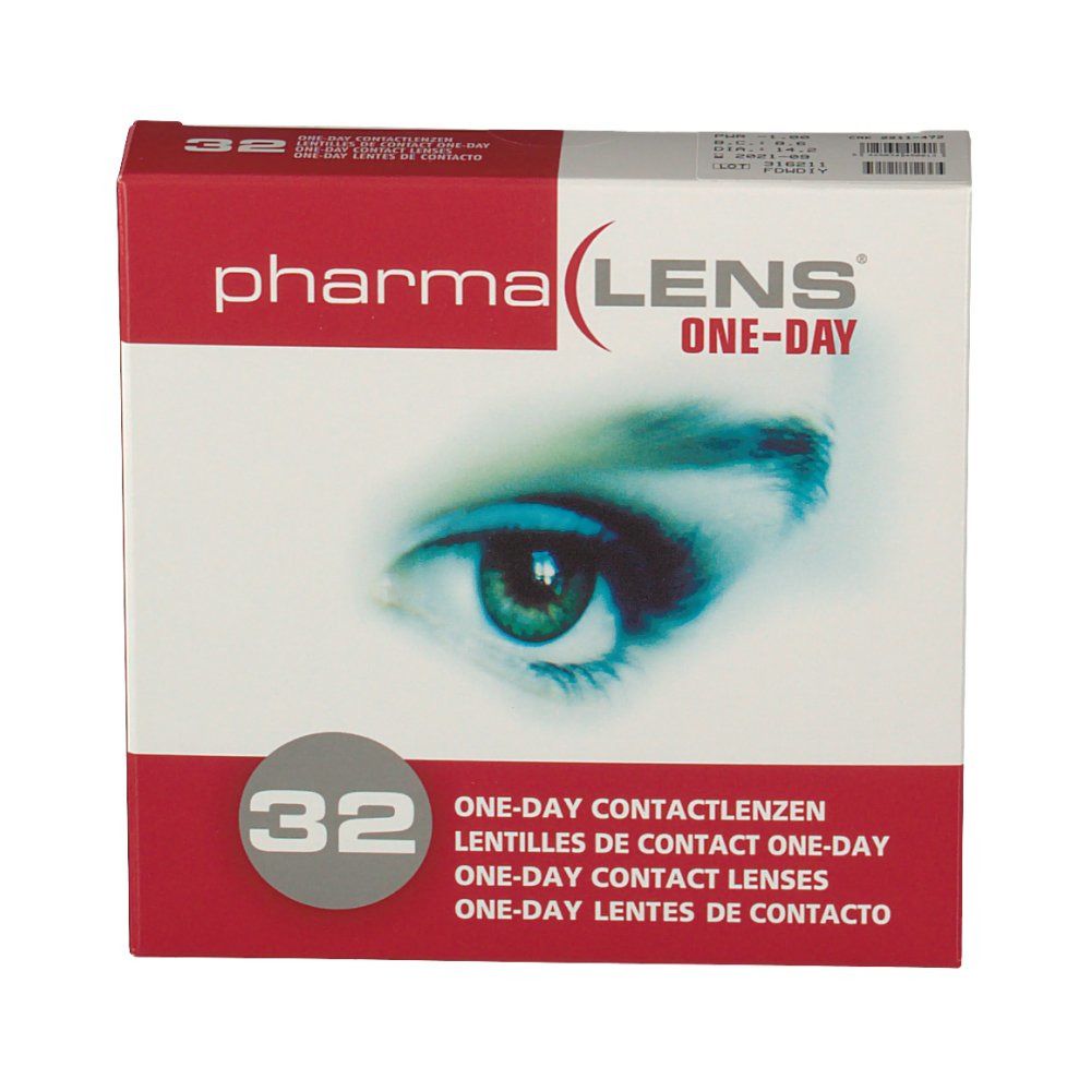 pharmaLENS® ONE-DAY Lentilles -1.00