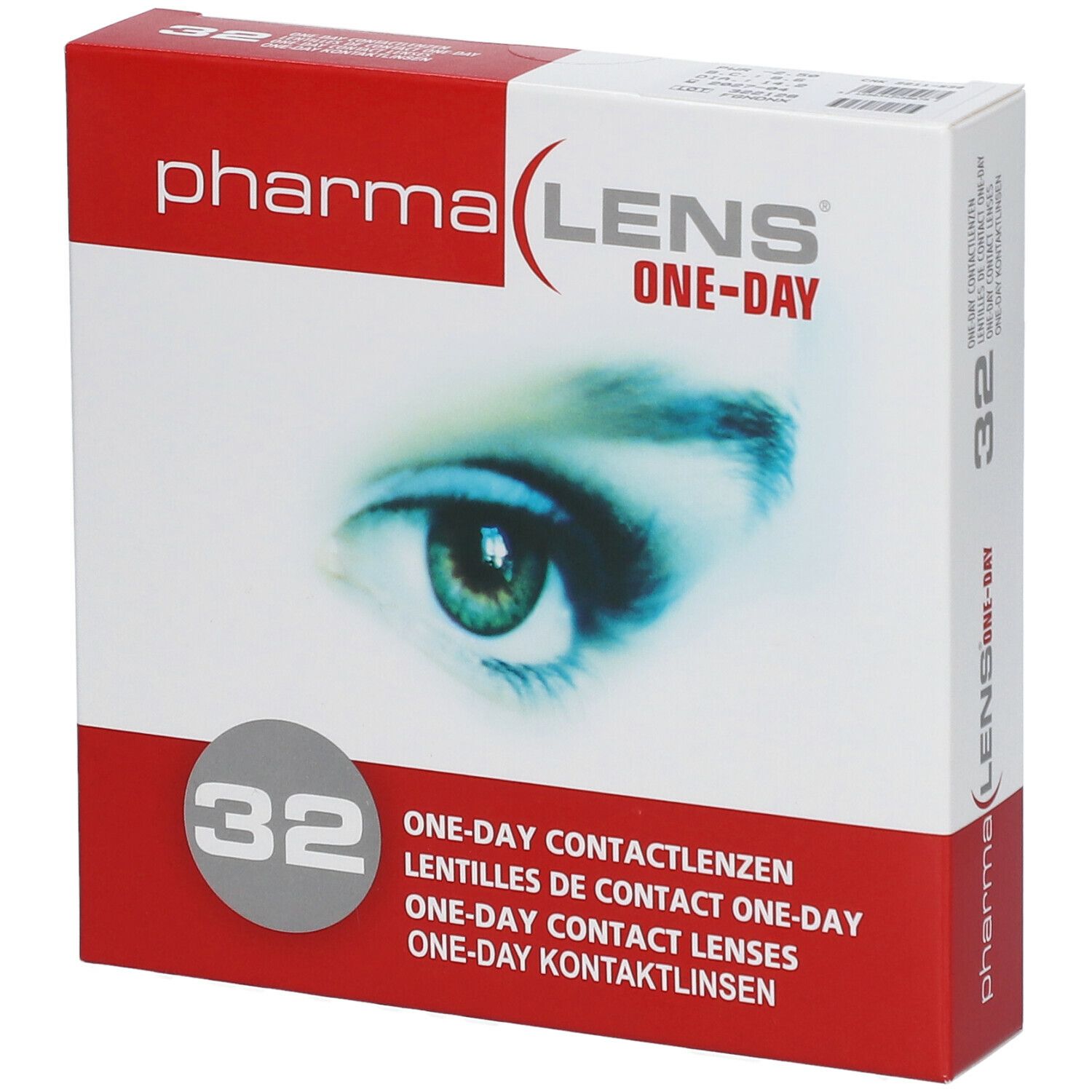pharmaLENS® ONE-DAY Lentilles de contact journalières  -2.50