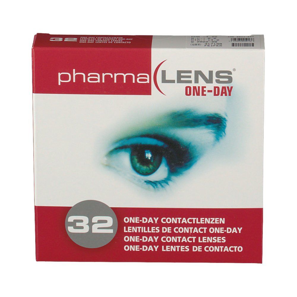 pharmaLENS® ONE-DAY Lentilles -4.00