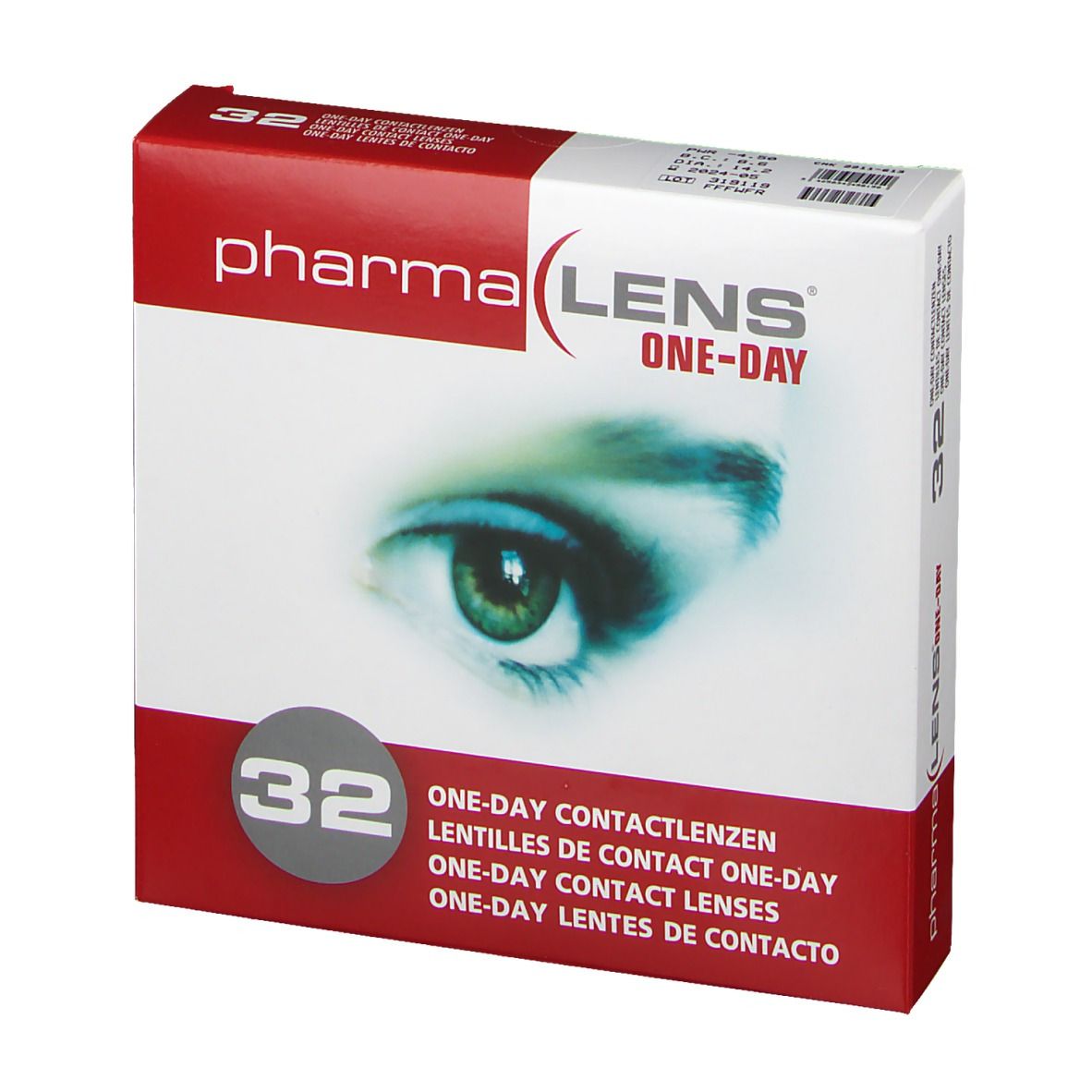 pharmaLENS® ONE-DAY Lentilles -4.50