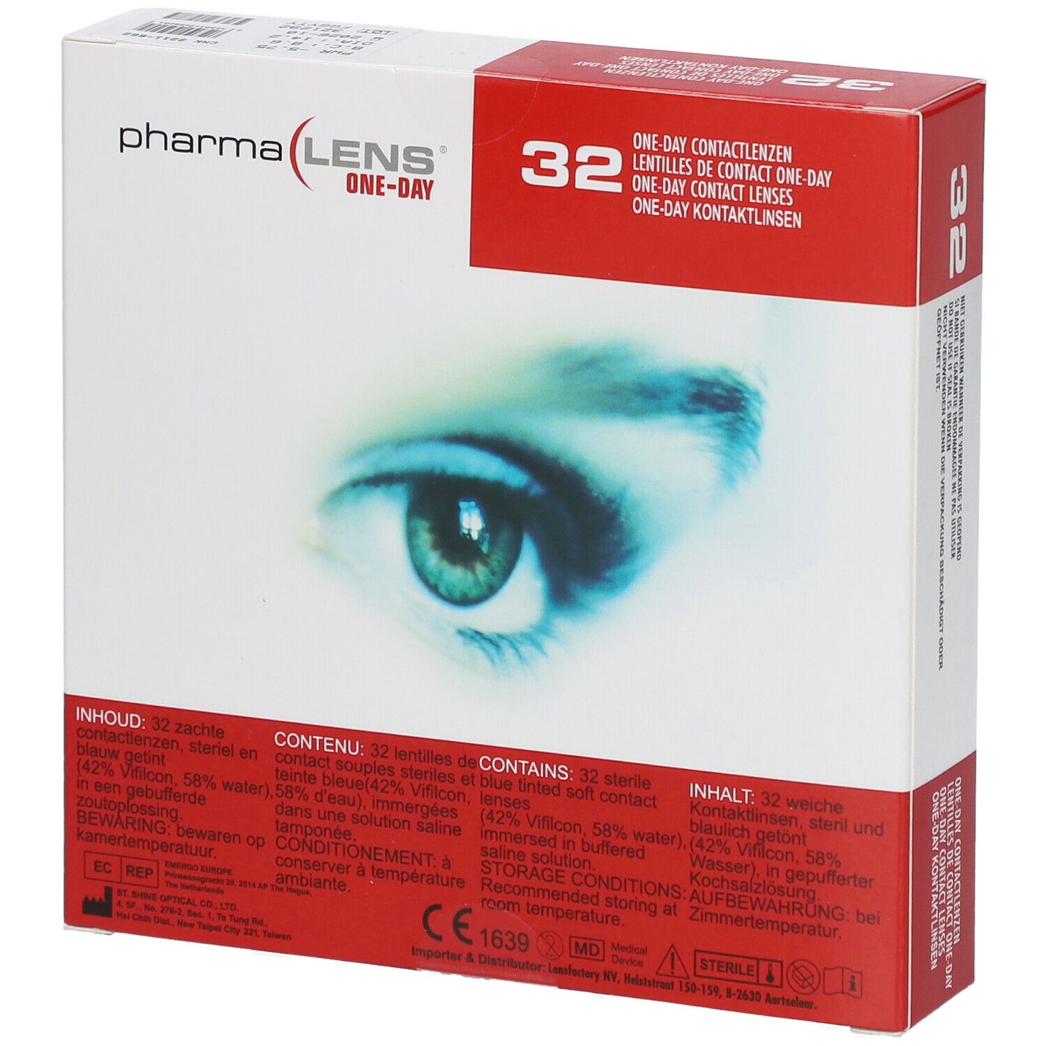 pharmaLENS® ONE-DAY Lentilles -5.75