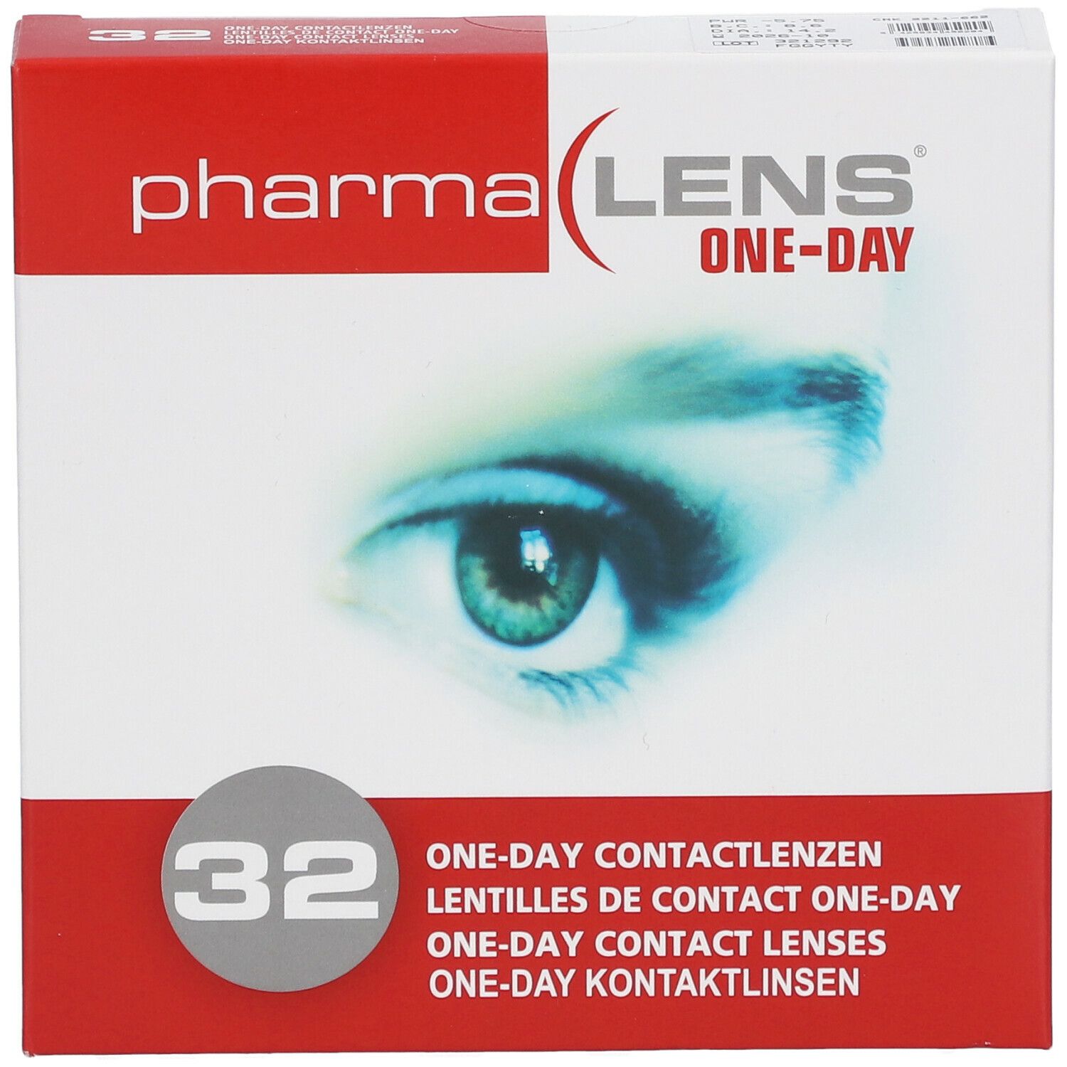 pharmaLENS® ONE-DAY Lentilles -5.75