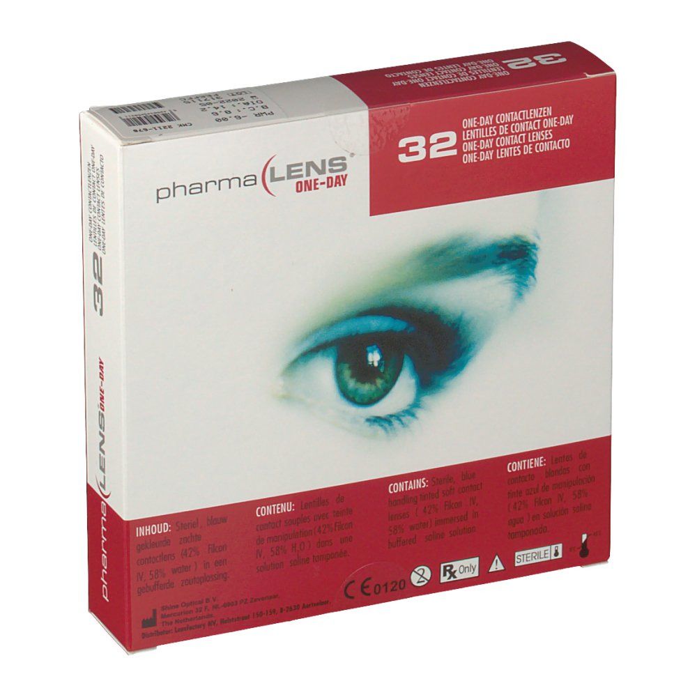 pharmaLENS® ONE-DAY Lentilles -6.00