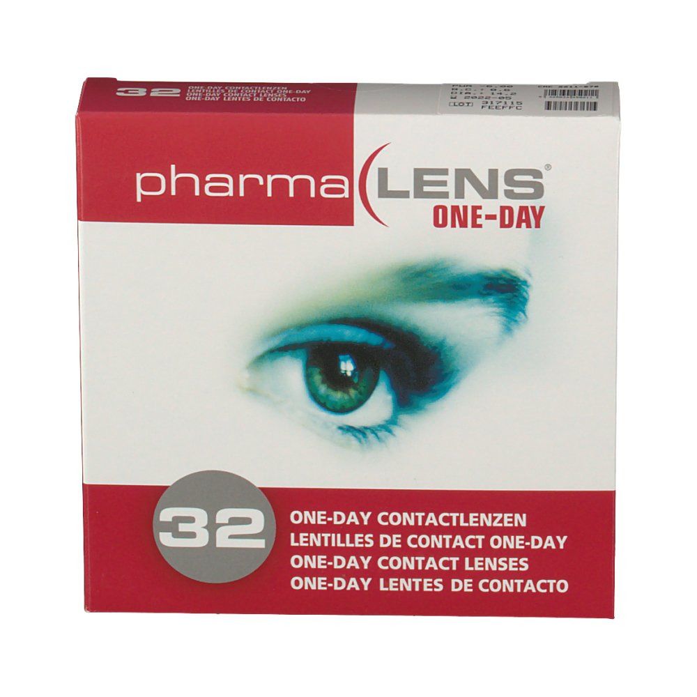 pharmaLENS® ONE-DAY Lentilles -6.00