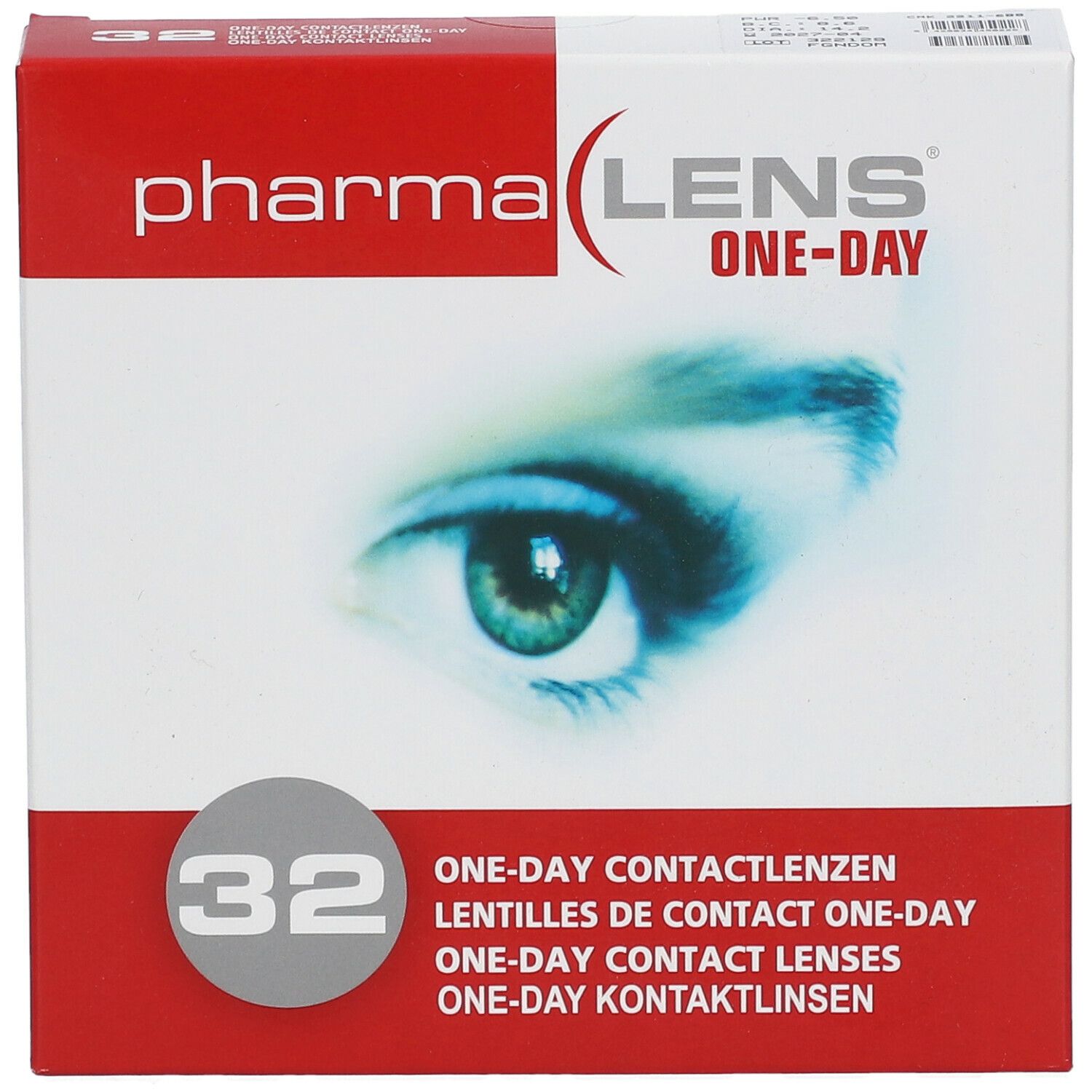 pharmaLENS® ONE-DAY Lentilles -6.50