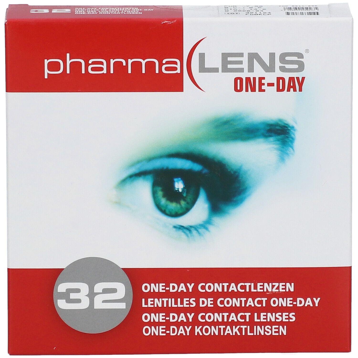 pharmaLENS® ONE-DAY Lentilles -7.00