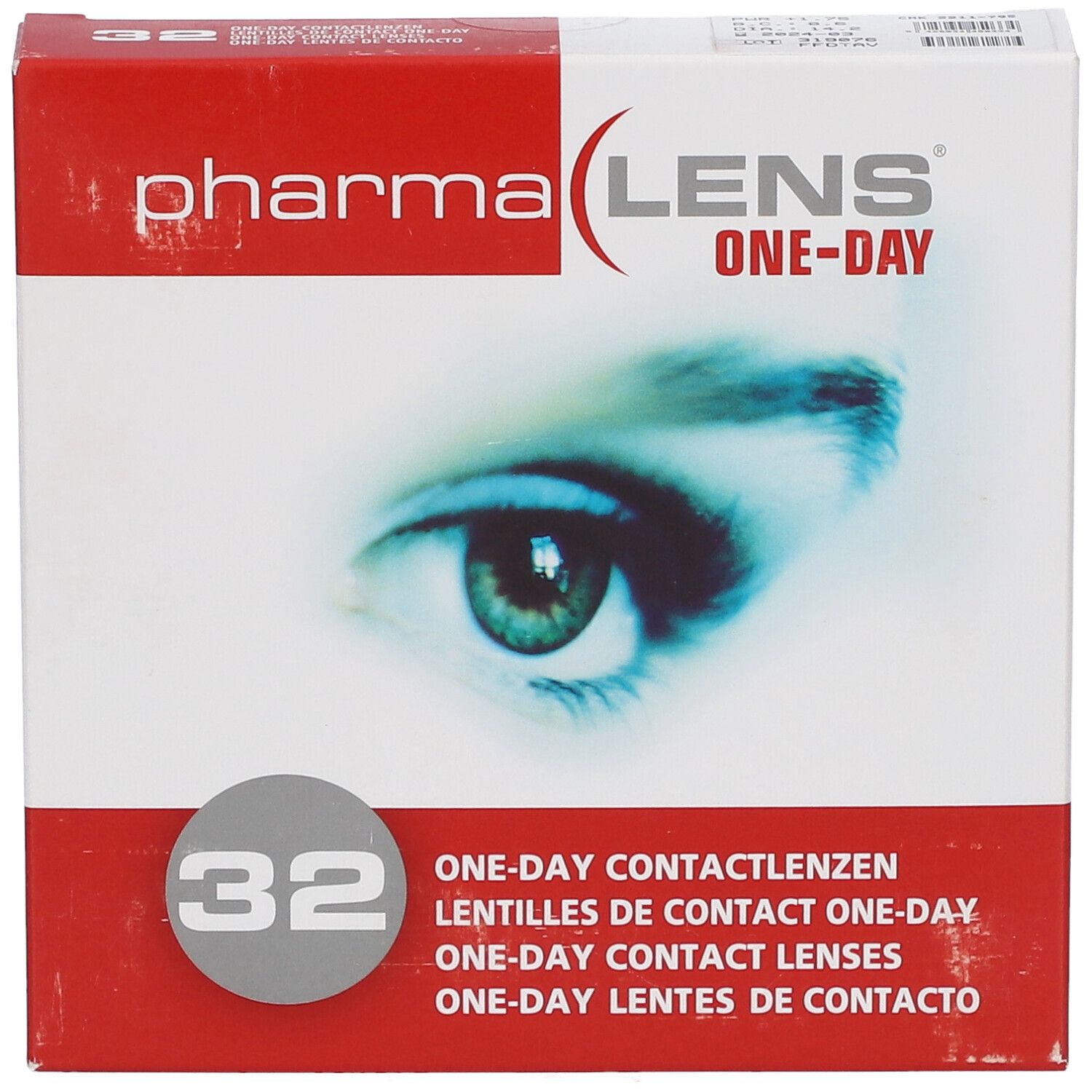 pharmaLENS® ONE-DAY Lentilles +1.75