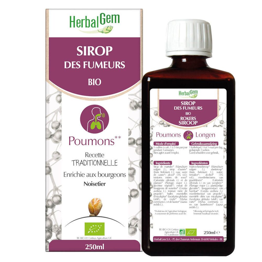 HerbalGem Sirop des Fumeurs Bio