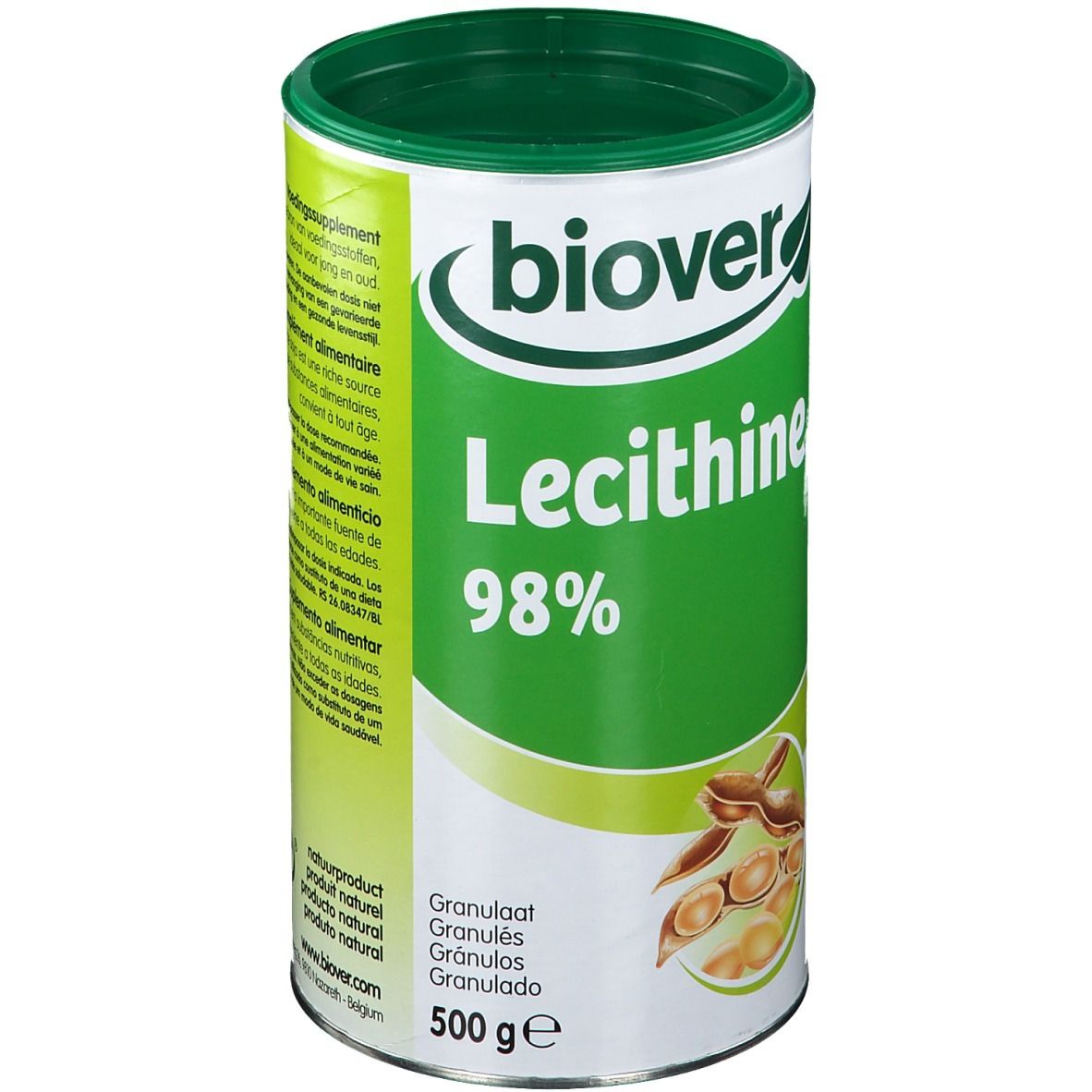 Biover Lecithine 98% Granulés Sans OGM