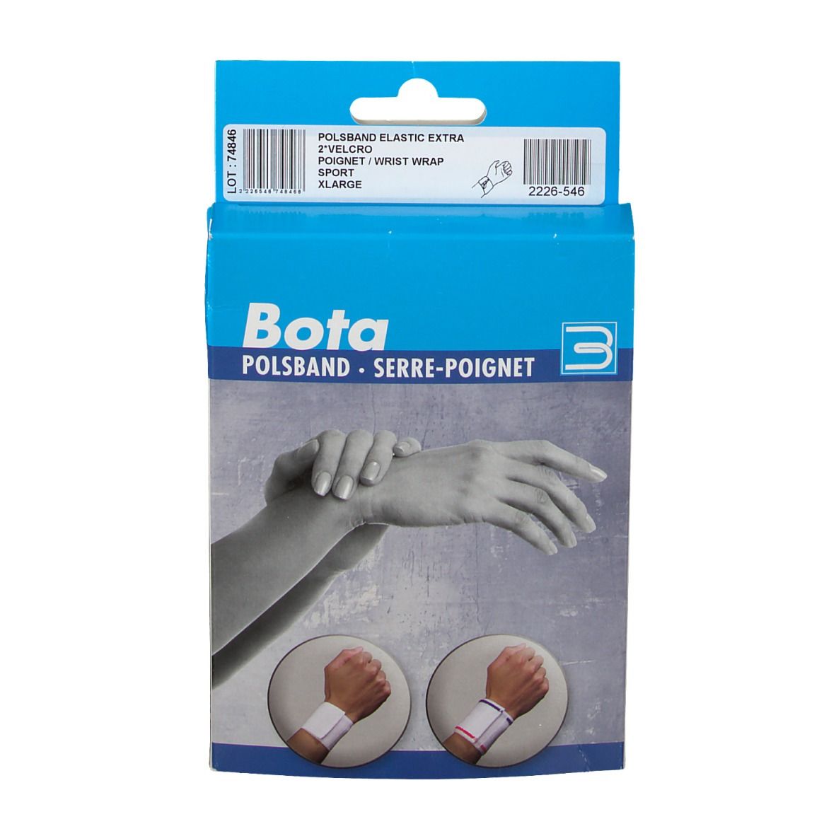 Bota Serre-Poignet Extra Velcro Double Sport Taille XL 1 pc(s) - Redcare  Pharmacie