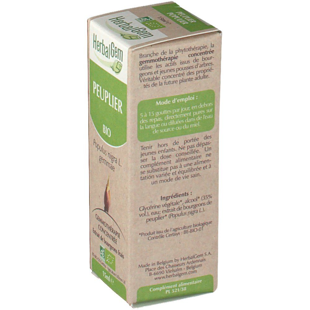 Herbalgem Peuplier Bio
