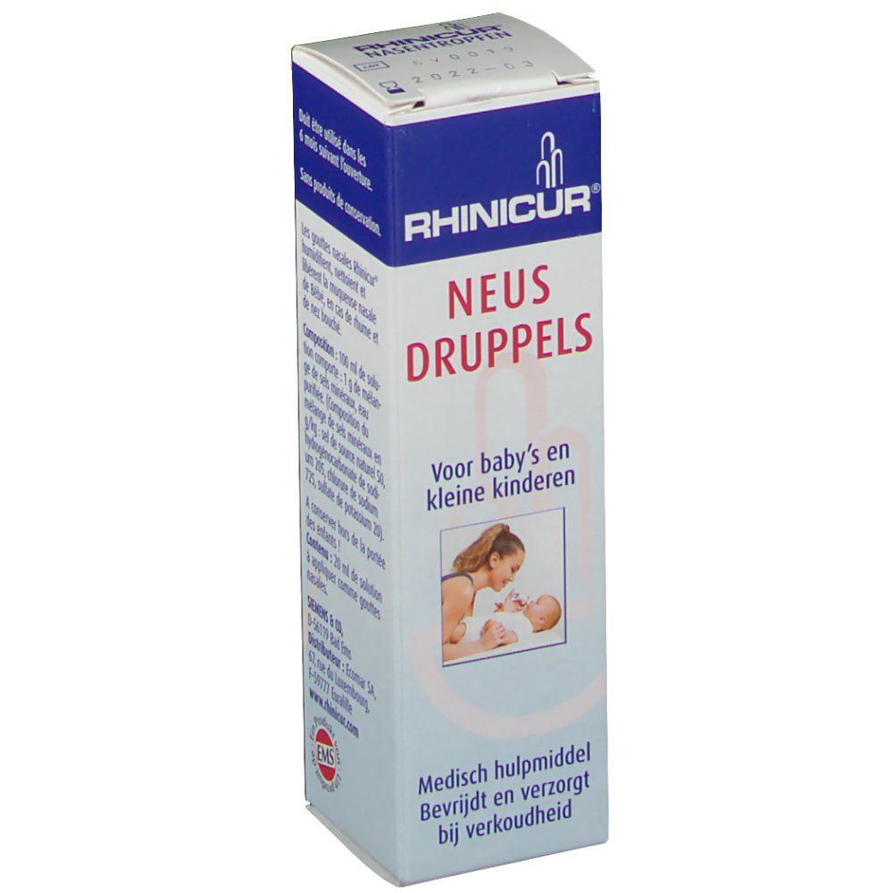 Rhinicur® Gouttes nasales pour bébé et tout-petits