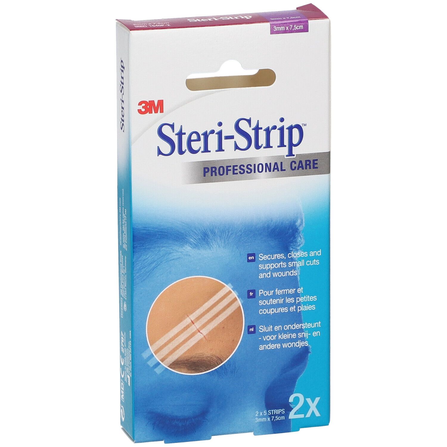 3M Steri-Strip stérile 3 mm x 75 mm