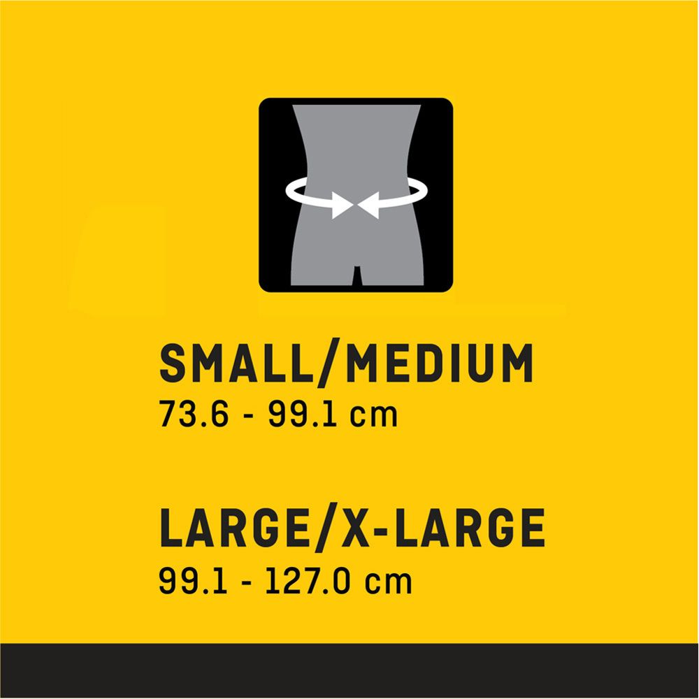 Ceinture lombaire grise et blanche. Emballage avec image du produit. Marque FUTURO et logo 3M visibles.