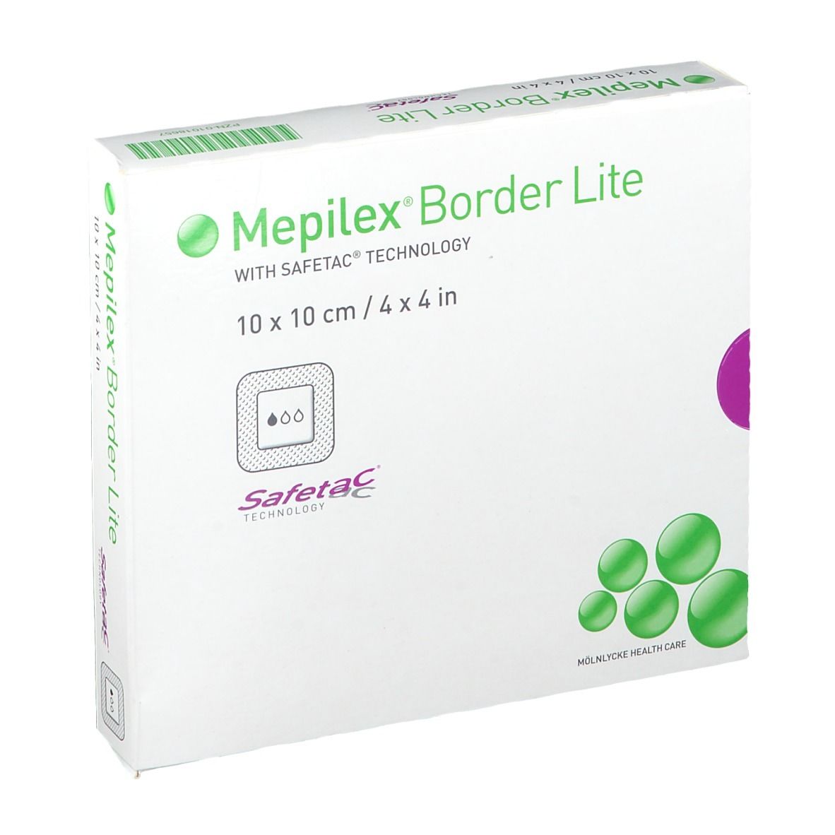 Mepilex Border Lite Stérile 10 cm x 10 cm