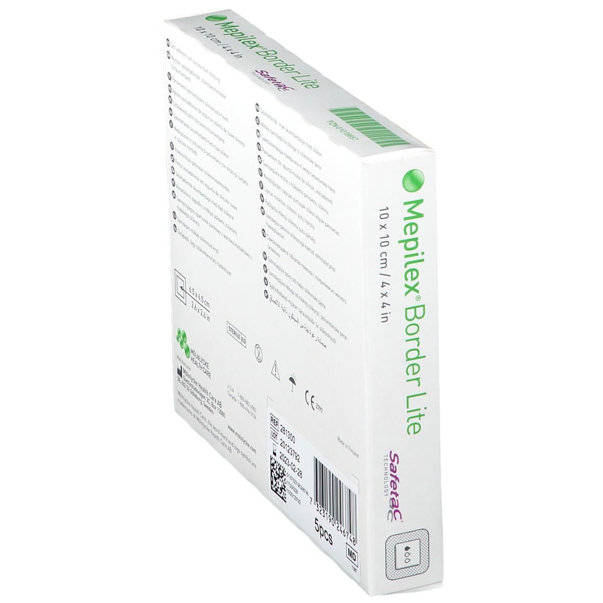 Mepilex Border Lite Stérile 10 cm x 10 cm