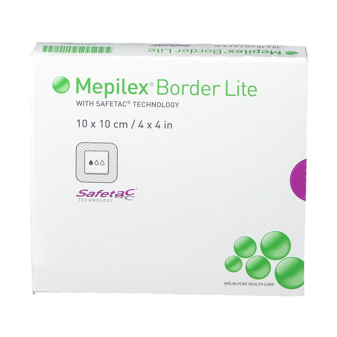 Mepilex Border Lite Stérile 10 cm x 10 cm