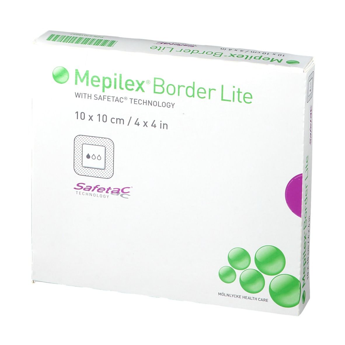 Mepilex Border Lite Stérile 10 cm x 10 cm