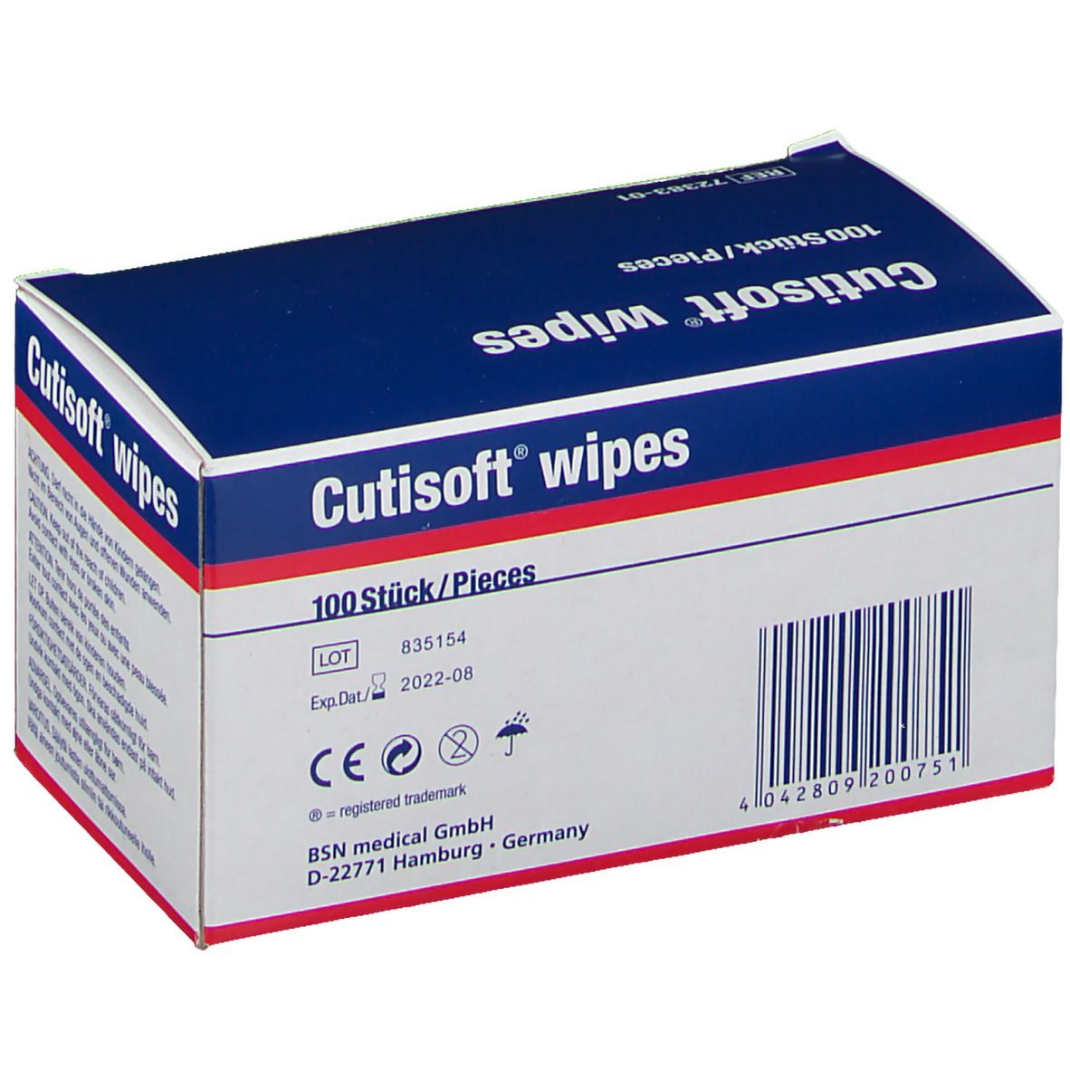 Cutisoft® Wipes Tampons nettoyants pour la peau