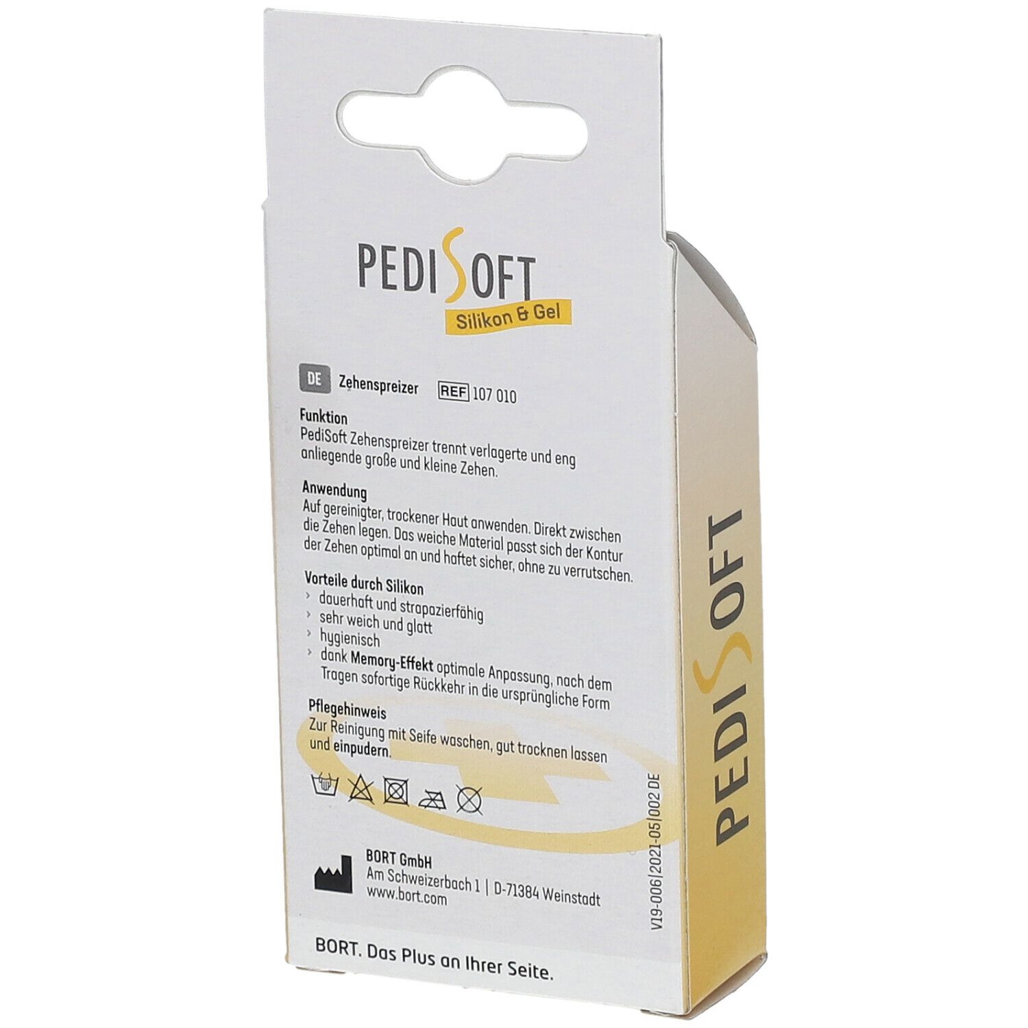 Bort PediSoft® Support d’écartement d’orteils Silicone Large