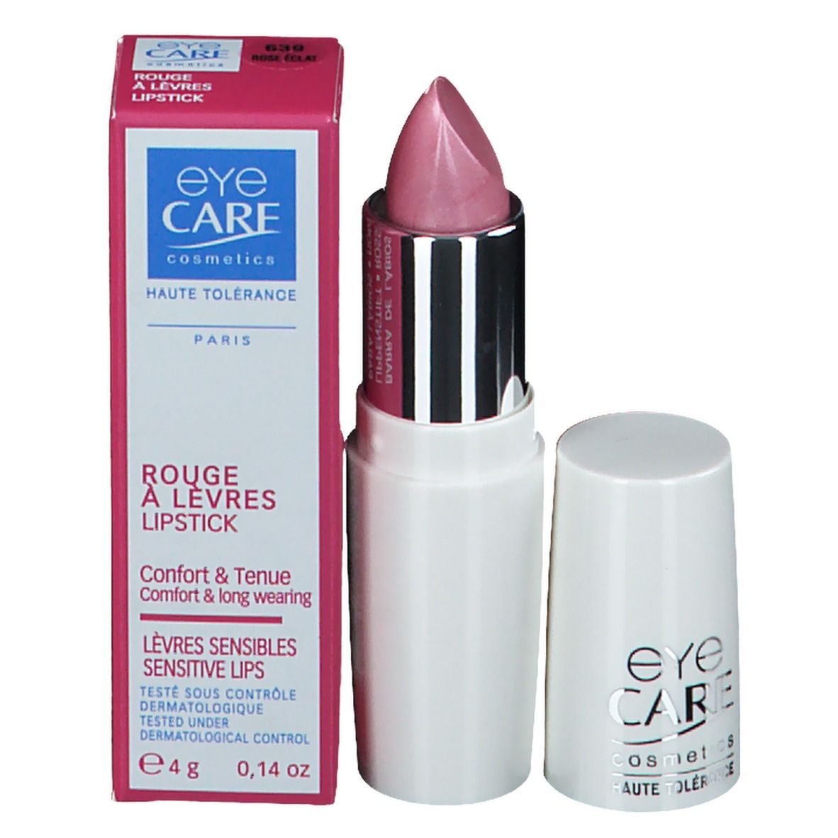 Eye Care Rouge à Lèvres Haute Tolérance Rose Eclat 639