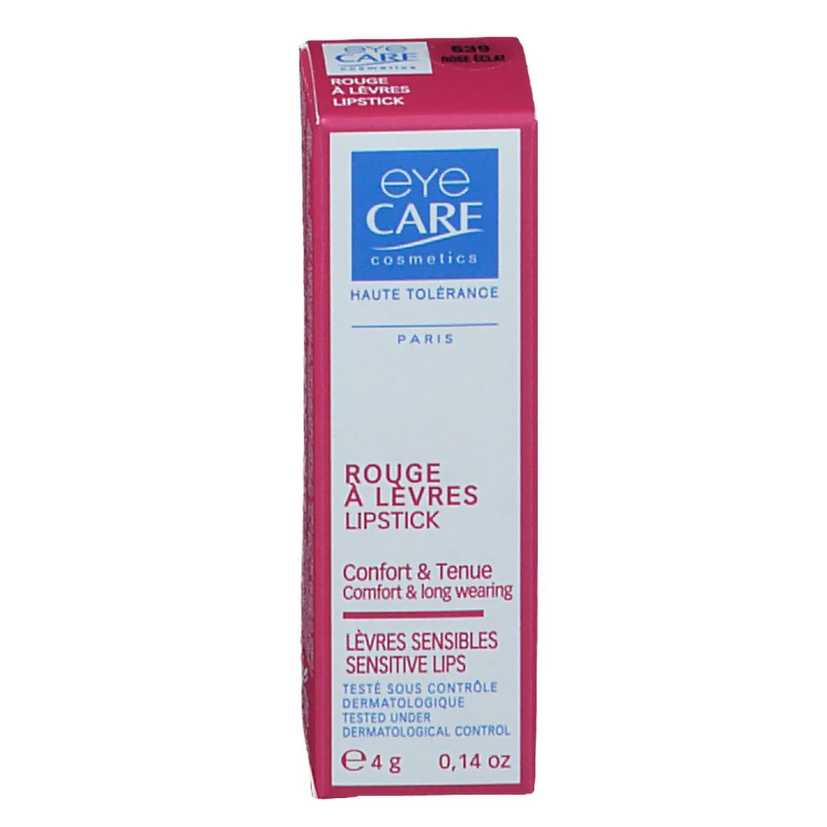 Eye Care Rouge à Lèvres Haute Tolérance Rose Eclat 639