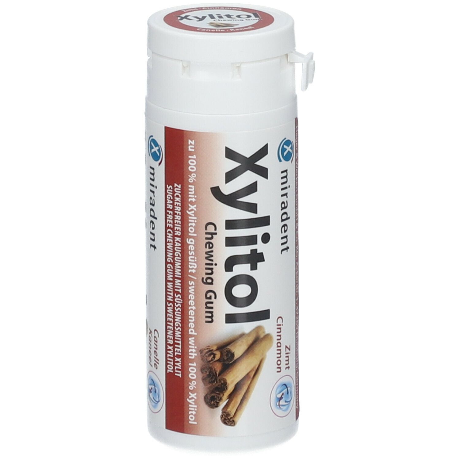 MIRADENT XYLITOL CHEWING GUM CANNELLE BTE 30 - Para Casa