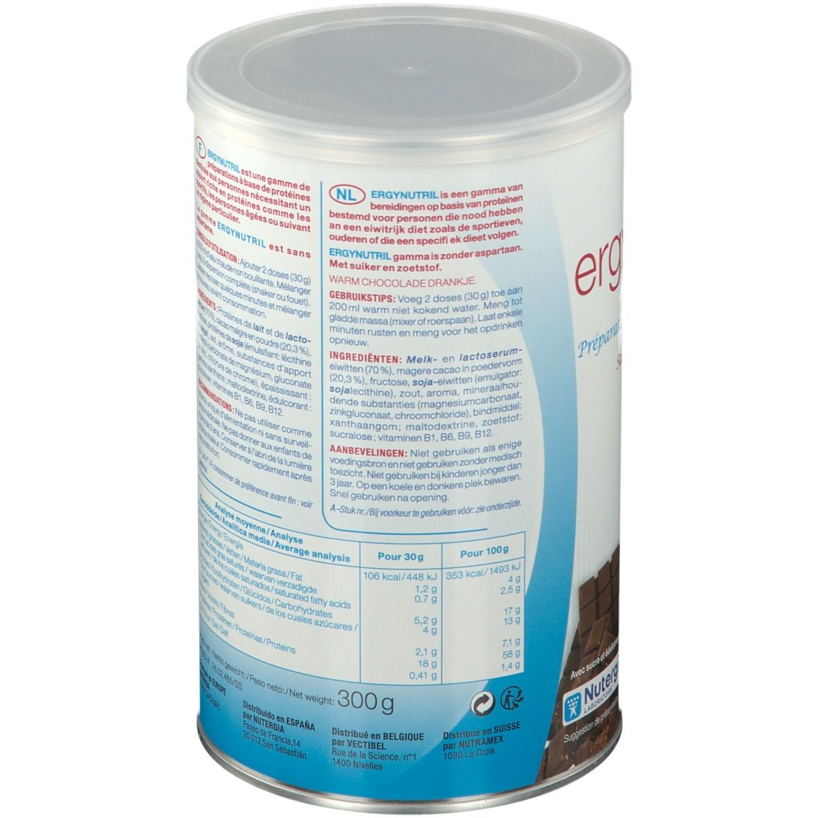 Nutergia ergynutril® Chocolat