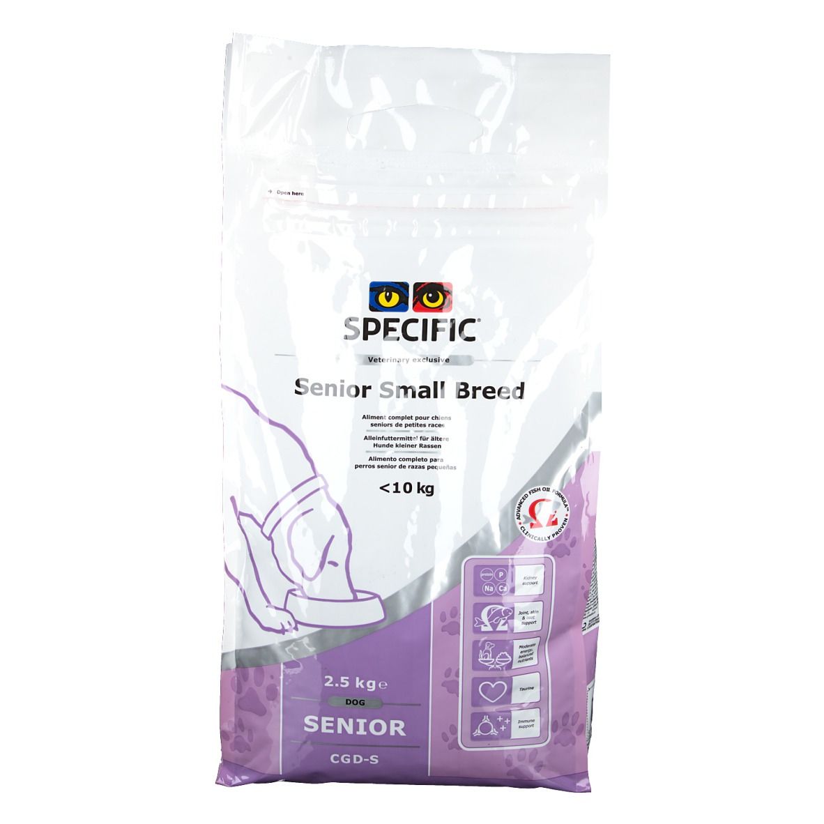 SPECIFIC® CGD-S Senior Small-Breed pour chiens séniors de petite race