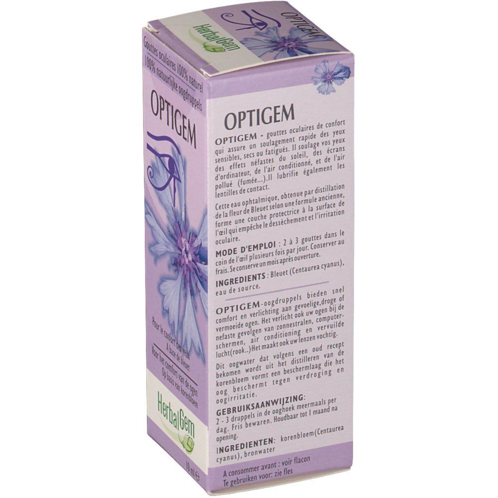 Herbalgem Optigem Gouttes oculaires