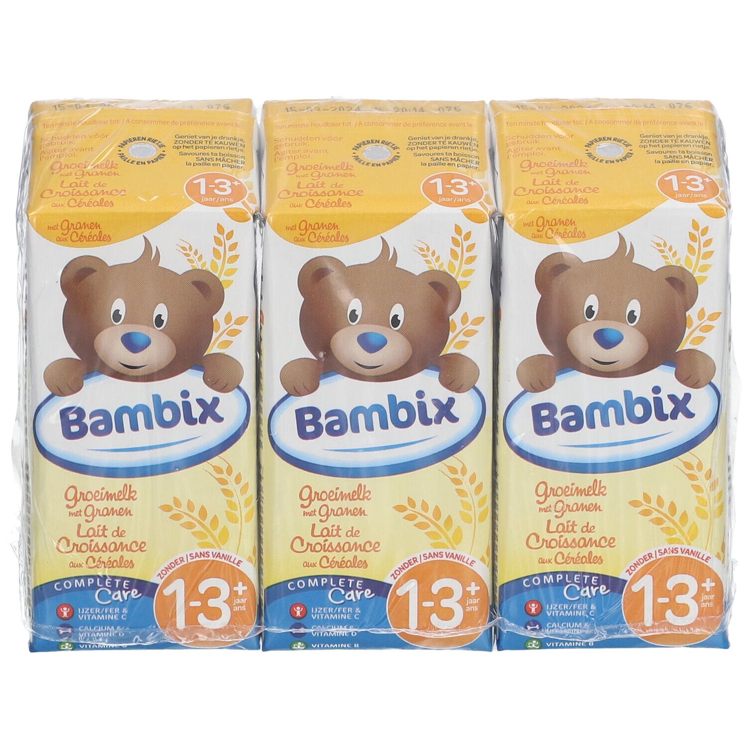 Lait de Croissance aux céréales 1-3+ - Bambix
