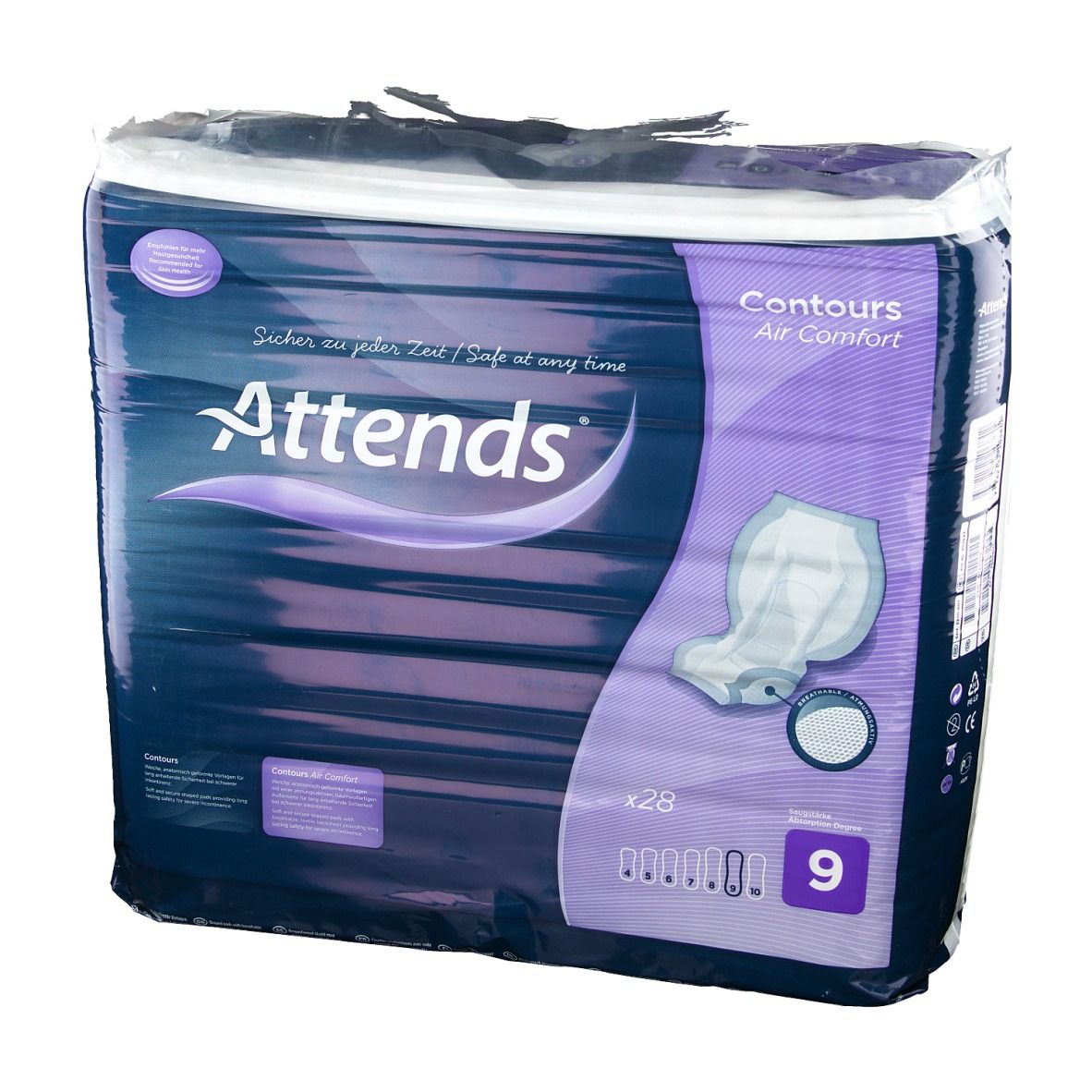 Attends® Contours 9 Air Comfort Maxi